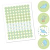 Big Dot of Happiness Baby Boy Dinosaur - Baby Shower Round Candy Sticker Favors - Labels Fits Chocolate Candy (1 sheet of 108) - image 2 of 4