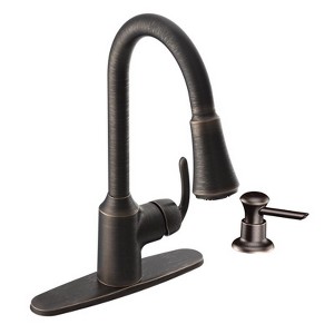 Moen Bayhill One Handle Bronze Pull-Down Kitchen Faucet - 1 of 1