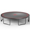 BestParts 14FT Pumpkin Trampoline with Basketball Hoop & Ladder, Black-Red - 4 of 4