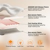 AENKYO Heated Mattress Pad Queen - 10 Heat Settings with Dual Control & Auto Shut-Off, Machine Washable Bed Warmer - 3 of 4