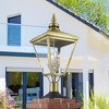 Livex Lighting Adams 4 - Light Post Light in  Antique Brass/Brushed Nickel - 4 of 4