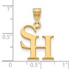 Black Bow Jewelry 14k Yellow Gold Sam Houston State Bearkats NCAA Medium Pendant - 2 of 3