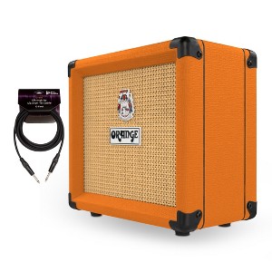 Orange Amplifiers Crush 12W Analogue Combo Amp with TS Guitar Cable Bundle - 1 of 4