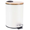 Evideco French Home Goods Stylish Trash Can with Bamboo Lid and Pedal, 2.5L Capacity - 2 of 4