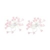 Unique Bargains Flower Design Shoelace Charms 1 Pair - 4 of 4