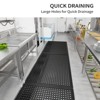 ROVSUN 2 Packs Rubber Floor Mat with Holes, Anti-Fatigue/Non-Slip Drainage Mat, for Industrial Kitchen Restaurant Bar Bathroom - 2 of 4