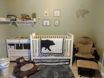 Crib Bedding Set My Baby Sam White Black : Target