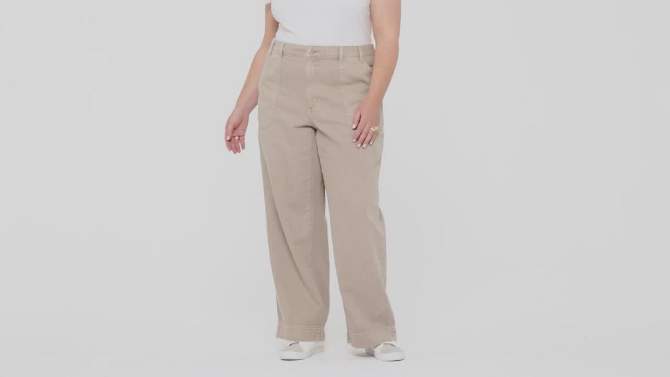 Women's High-Rise Wide Leg Jeans - Universal Thread™, 5 of 18, play video