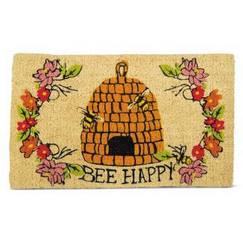 tagltd 1'6x2'6 Happy Camper Coir Doormat