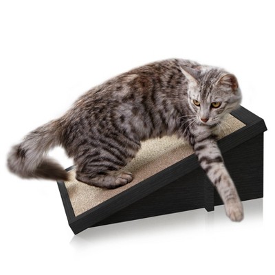 Way Basics Eco Incline Cat Scratcher - Black
