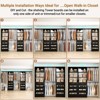 Aheaplus 7-12FT Closet System with 8 Drawers, Walk-in Wardrobe Organizer with 4 Hanging Rods - 3 of 4