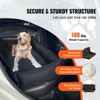 VEVOR Dog Car Seat, Waterproof Dog Booster Seat for Car, Pet Car Seat with Clip-On Safety Leash, PP Cotton Filling, Dog Car Bed - 3 of 4