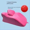 FONTOI Multi-Functional Bed Pillow, Ergonomic Spinal Posture Support for Bedroom, Pink, 14.1"*9"*23.6" - 3 of 4