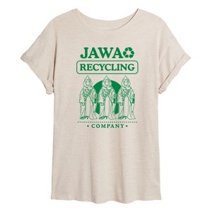 Women's - Star Wars - Jawa Recycling Oversized Graphic T-Shirt - 1 of 4