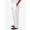 KingSize Men's Big & Tall Elastic Waist Gauze Cotton Pants - 3 of 4