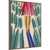 Amanti Art 23"x30" Walking Barefoot in Summer Grass by Fabian Lavater Framed Canvas Wall Art Print: Modern Decor, Lithograph, Vertical Layout - 2 of 4