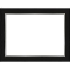 Amanti Art Eva Black Silver Framed Dry Erase Magnetic Board - 1 of 4