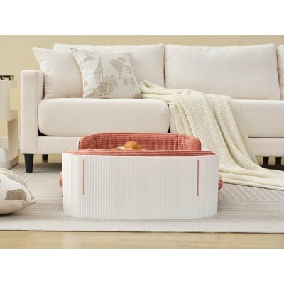Gulches White Pink Pet Bed - Scandinavian Style Cat Couch