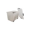 Advantus Rolling Storage Box Letter/Legal 15-Gallon Size Clear 34009 - 4 of 4