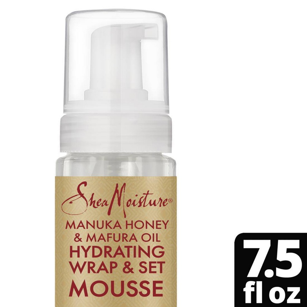 SheaMoisture Manuka Honey & Mafura Oil Hydrating Wrap & Set Hair Mousse - 7.5 fl oz