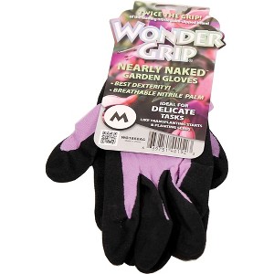 Bellingham Wonder Grip Nearly Naked Garden Gloves, Assorted Colors, Size Medium (1 pair) - 1 of 1