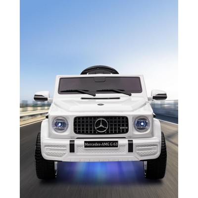 Kids 12V Ride-On Car,Licensed Mercedes G63 with Remote Control, Wheels Suspension