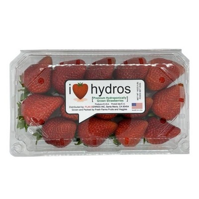 I Heart Hydros Fresh Hydroponically-Grown Strawberries - 1lb