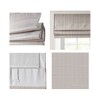 MAYEERTY 39"x64" Home Furnishings Room Light Filtering Pleated Window Shade Brown Indoor - 3 of 4