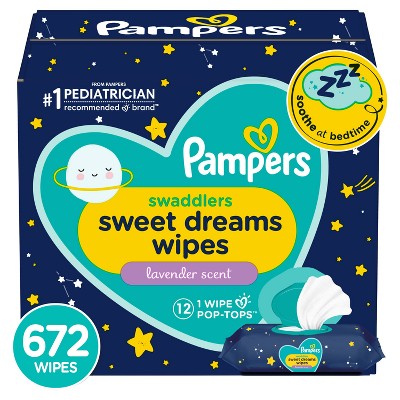 Pampers Sweet Dreams Sensitive Baby Wipes 12X FTMT - 672ct