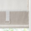 MAYEERTY 31"x64" Home Furnishings Light Filtering Window Shade Off-White Outdoor Indoor - 3 of 4
