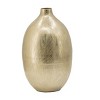 NicBex Aluminum Oval Shape Flower Vase, Vintage Style Pharmacy Bottles for Home, Living Room, Bedroom, Table & Kitchen Shelf, Silver Gray - 4 of 4