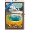 Trends International Lantern Press - Yellowstone Morning Glory Pool Framed Wall Poster Prints - 3 of 4