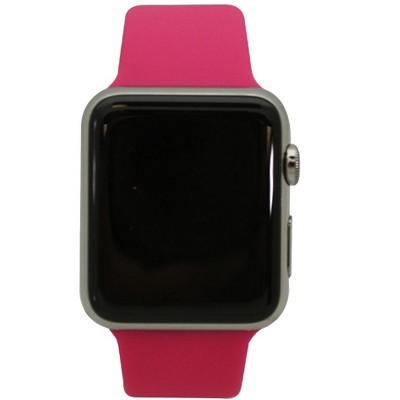 Olivia Pratt Hot Pink Solid Silicone Apple Watch Band 42mm Target