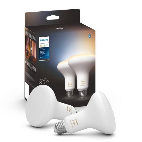Philips Hue Color Ambiance LED Starter Kit with 2 (two) Smart Bulbs (gen 1)
