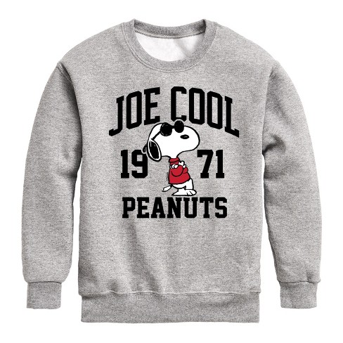 Boys' - Peanuts -  Graphic Long Sleeve Fleece Sweatshirt - image 1 of 4