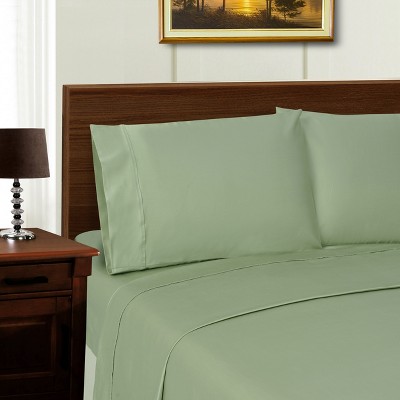 1000 Thread Count Lyocell-Blend Solid Deep Pocket Luxury Bed Sheet Set by Blue Nile Mills