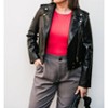 Women's PAPERBAG WAIST PANTS - BLACK TAPE - 3 of 4