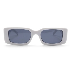 Rectangle Adult Sunglasses White - Bullseye's Playground™ - 1 of 3