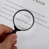 Unique Bargains Magnifying Handheld Magnifier 3X Magnification Acrylic 5cm 1 Pc - 3 of 4