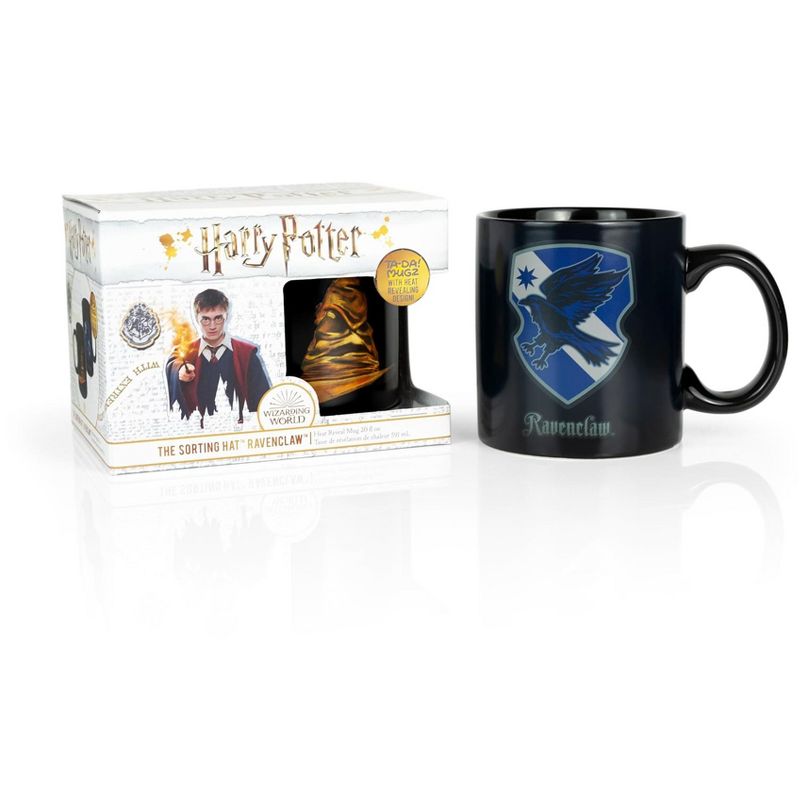 Underground Toys Harry Potter Ravenclaw 20oz Heat Reveal Ceramic Coffee Mug | Color Changing Cup, 1 of 7