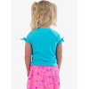RuffleButts Toddler Girls UPF50+ Active Raglan Bow Shirt - 4 of 4