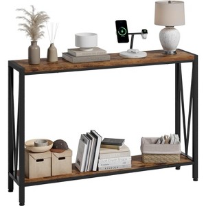 42.9" Entryway Table with Storage, 2-Tier Console Table with Open Shelf,Behind Couch Entry Foyer Hallway Storage, for Entrance, Living Room - 1 of 4