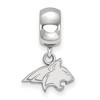 Black Bow Jewelry Sterling Silver Montana State Bobcats NCAA Bead Charm - 2 of 4