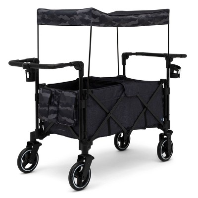 Image of babyGap by Delta Children Deluxe Explorer Wagon Stroller - Black Camo