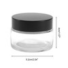 Unique Bargains Transparent Cream Glass Bottle for Bathroom 1 Pc - 4 of 4