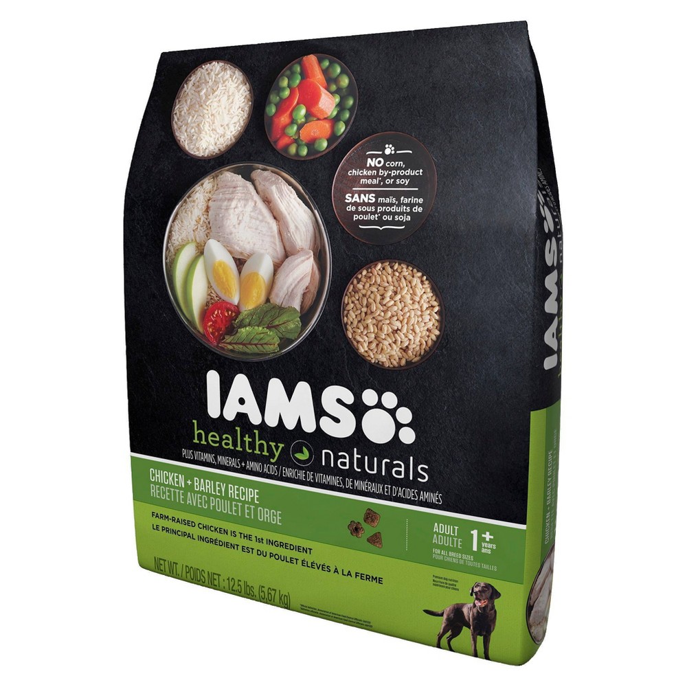 UPC 019014703579 product image for Iams Adult Healthy Naturals (Chicken & Barley) - Dry Dog Food - 13.8lb Bag | upcitemdb.com