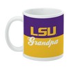 LSU Grandpa Ceramic Coffee Mug Novelty Gift Mugs for Coffee Tea and Hot Drinks 11oz White - 3 of 4