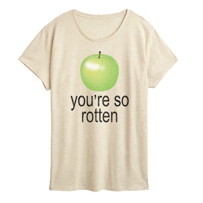 Women's - Instant Message - You're So Rotten Short Sleeve Graphic T-Shirt