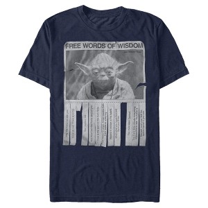 Men's Star Wars Yoda Words of Wisdom T-Shirt - 1 of 4
