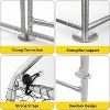 Chicken Coop Run,Large Walk-in Metal with Waterproof UV-Resistant Cover, Lockable Doors,Heavy-Duty Galvanized Steel Poultry Cage for Outdoor Backyard - 3 of 4